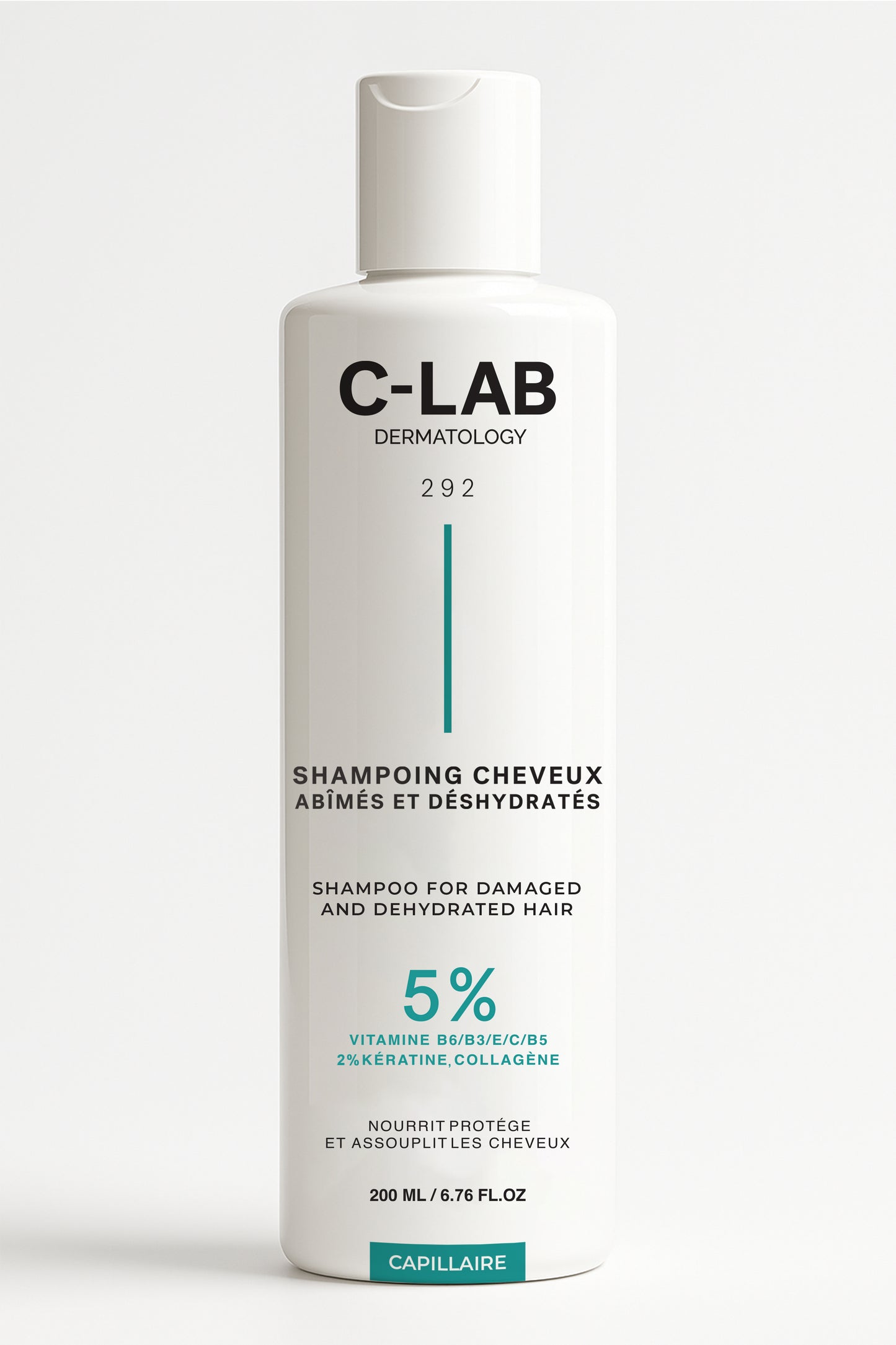 Shampoing cheveux abîmés et déshydratés