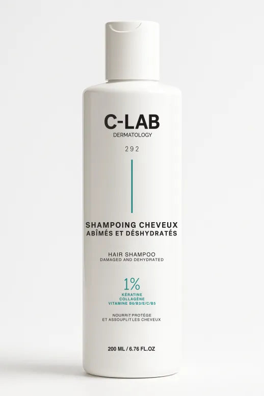 Shampoing cheveux abîmés et déshydratés